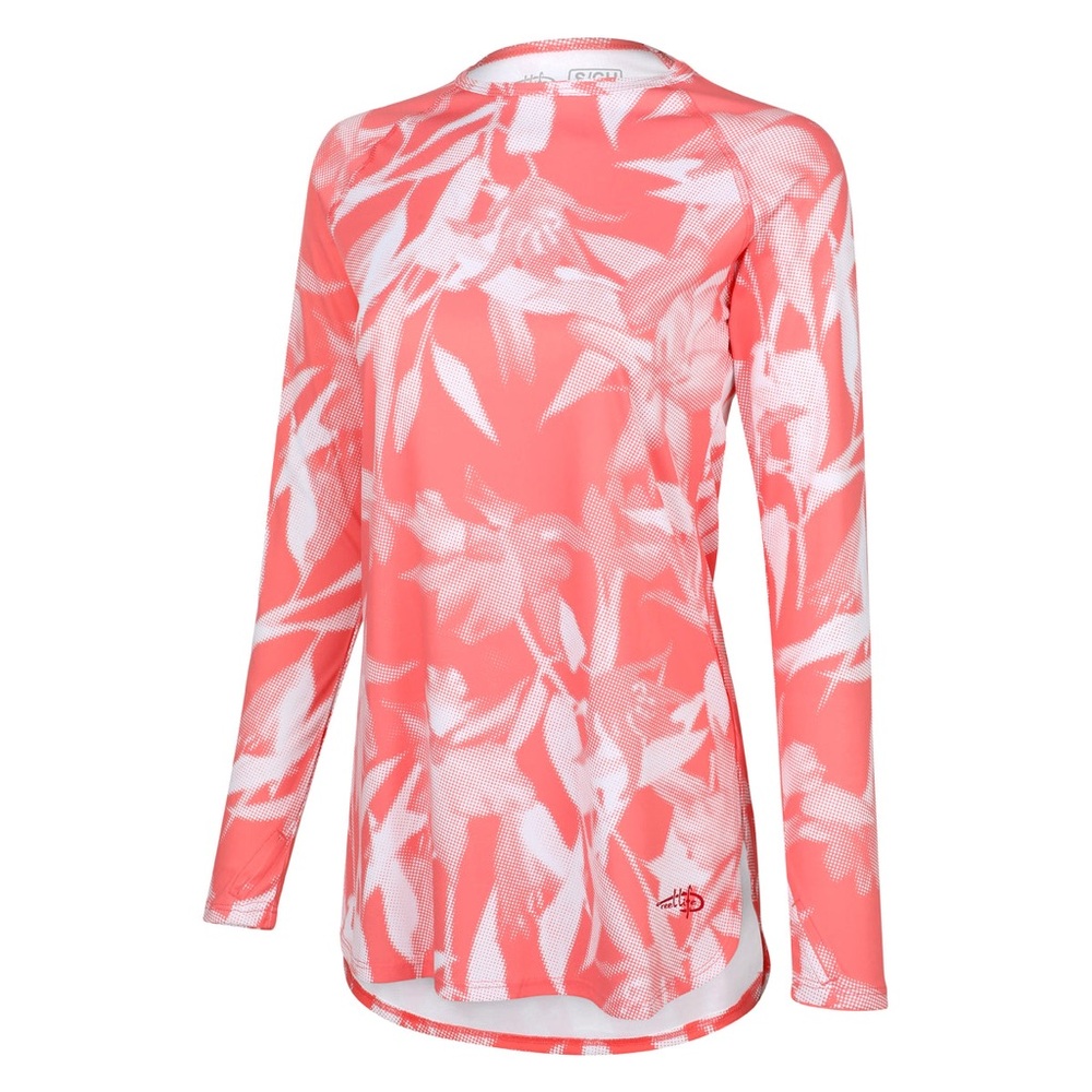 NWT Reel Life Pink White Jax Beach UV Cover Up Size L - Picture 2 of 8